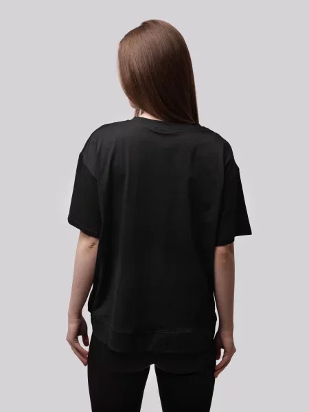 Футболка STREAM віскоза/поліестер чорний