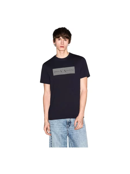 Armani Exchange Tricou albastru