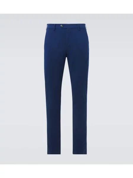 Pantaloni chino Canali albastru