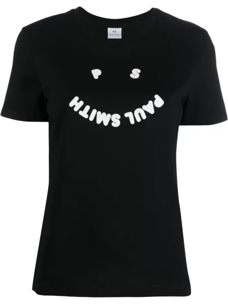Tricou Ps Paul Smith cu imagine cu decolteu rotund negru