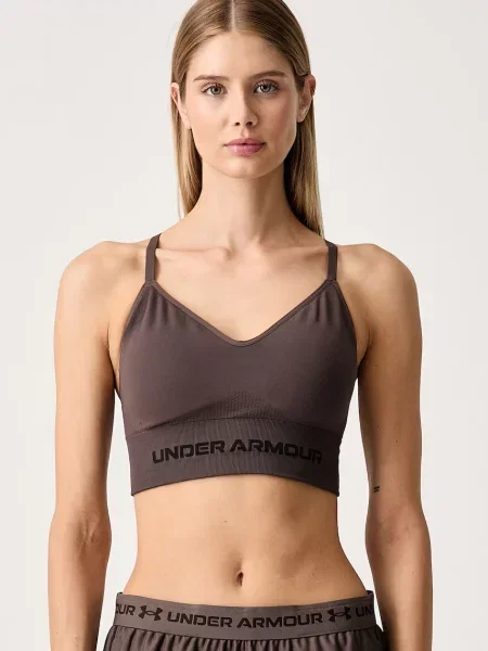 Under Armour športová podprsenka Vanish Seamless hnedá