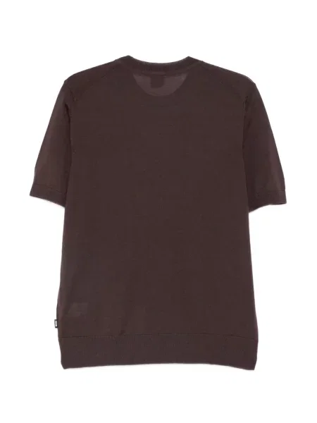 Tricou Boss de lână maro