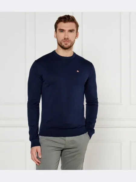 Pulover Napapijri albastru