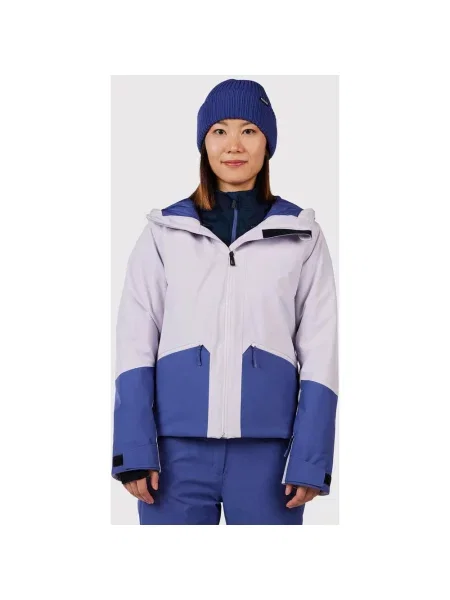 Kurtka z kapturem Rossignol Rochrun Insulated fioletowy XS biały