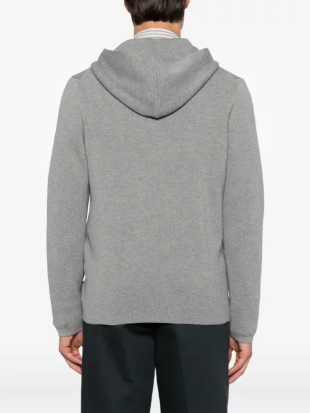 Cardigan Marc O'polo cu glugă gri