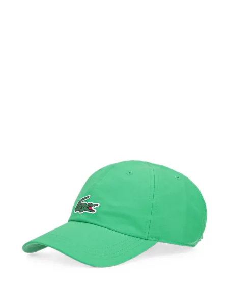 Șapcă Lacoste cu autograf verde