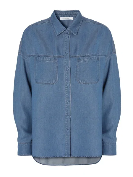 TATUUM Bluză denim albastru