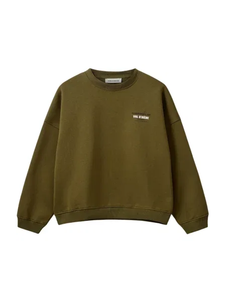 Bluza z kapturem Sofie Schnoor z kapturem zielona