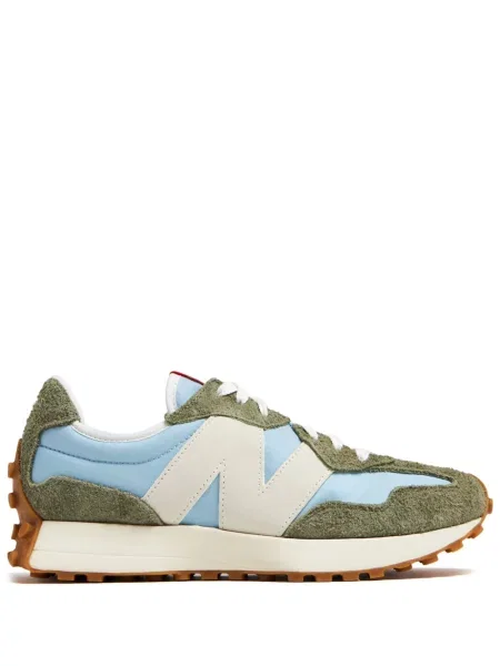 Sneakerși New Balance 327 din piele de căprioară negru