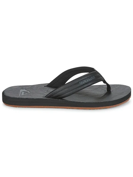 Nubuk papucs Quiksilver fekete