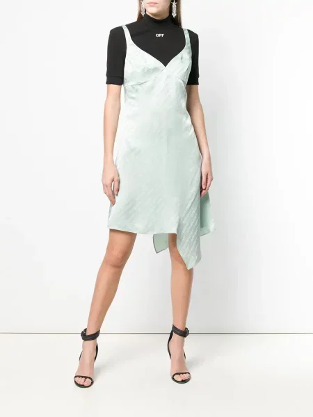 Rochie Off-white cu imagine alb