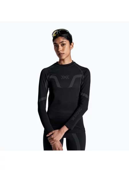 Bluză termoactivă pentru femei X-Bionic X-Ential Baselayer LS x black negru