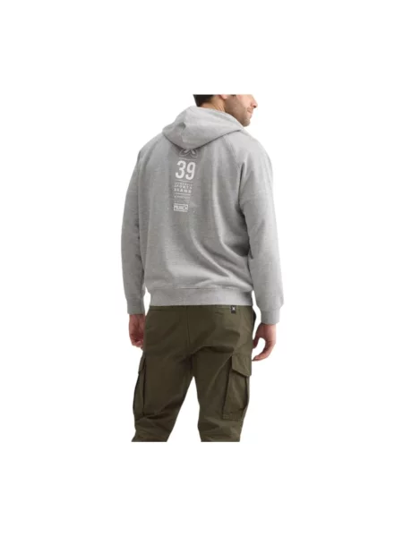 Bluza z kapturem Munich z kapturem szara