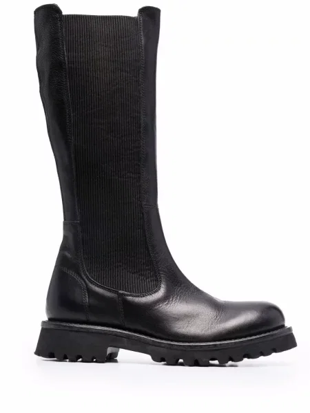 Cizme Moma din piele negru