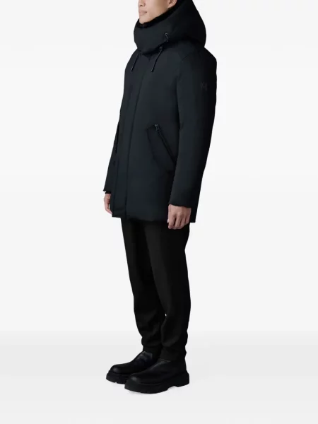 Palton Mackage cu glugă negru