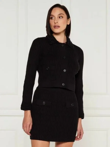 Pinko Cardigan MASQUERADE negru