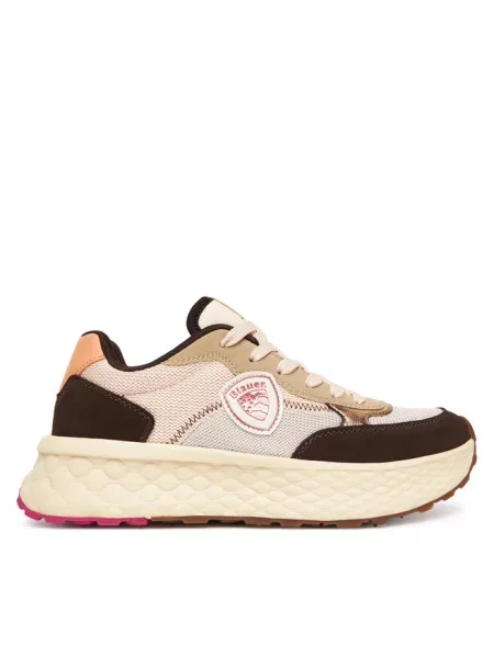 Sneakersy Blauer brązowe