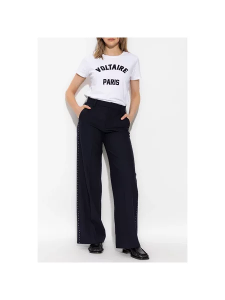 Spodnie Zadig & Voltaire niebieskie