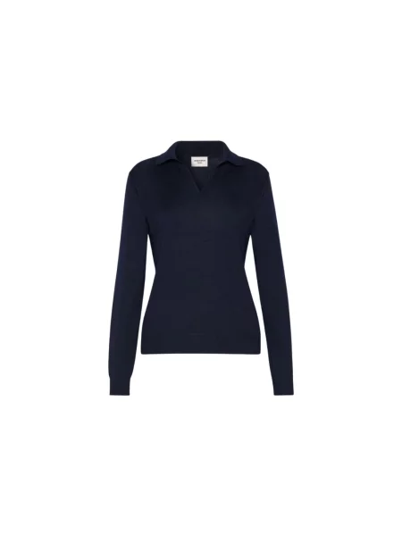 Sweter Weekend Max Mara wełniany niebieski