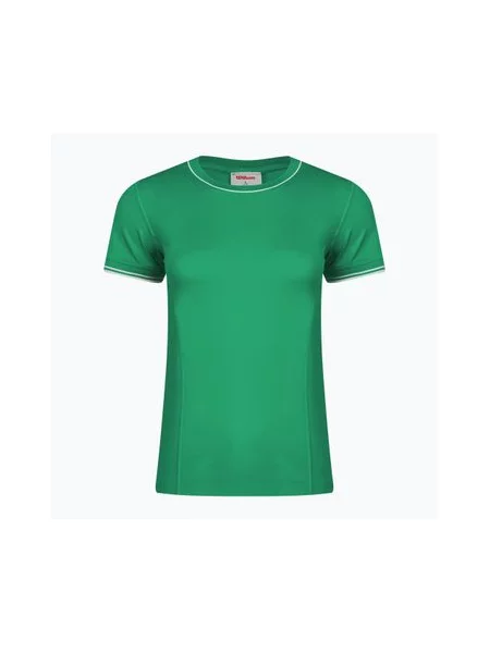 Футболка Wilson Team Seamless courtside green зелена