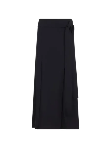 Fusta maxi Studio Nicholson cu legături plic negru