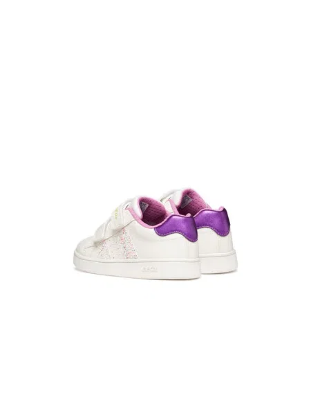 Sneakersy Geox J Eclyper Girl D biela