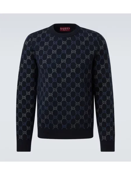 Pulover Gucci de lână albastru