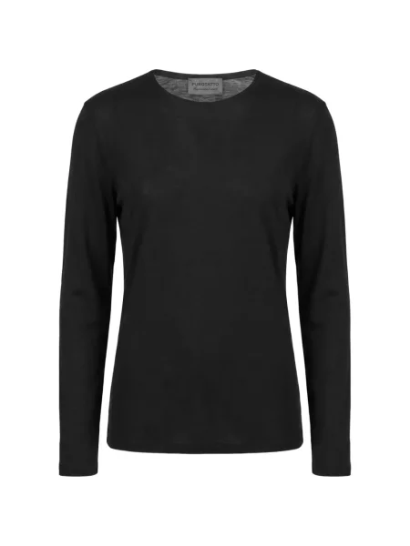 Lung tricou Purotatto negru