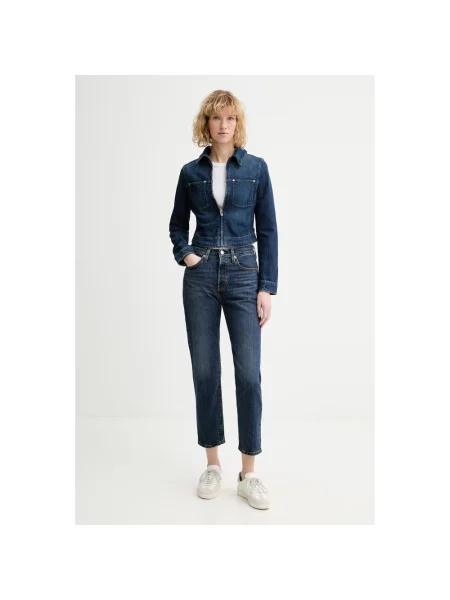 Kurtka jeansowa Levi's ze stretchu niebieska
