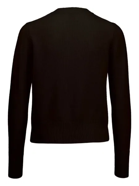 Pulover Allude cu decolteu rotund negru
