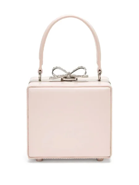 Geantă Self-portrait cu funde roz