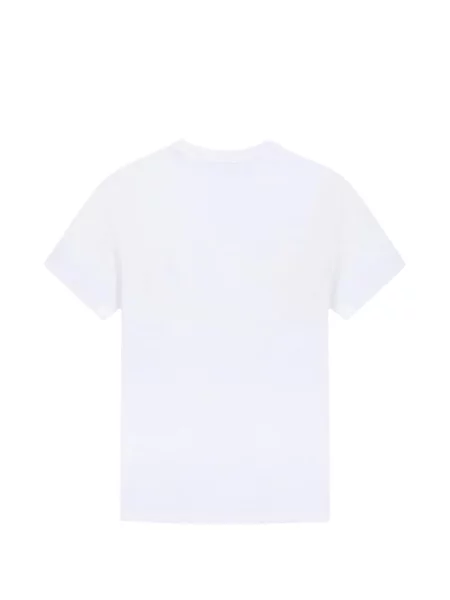 Tricou Maison Labiche cu broderie alb