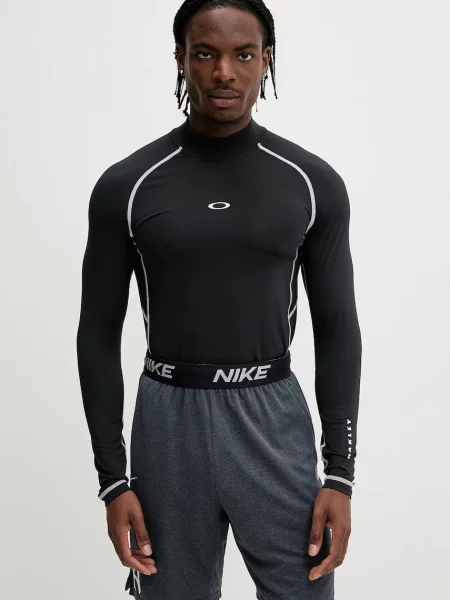 Majica z dolgimi rokavi za vadbo Oakley T-shirt do pływania črna