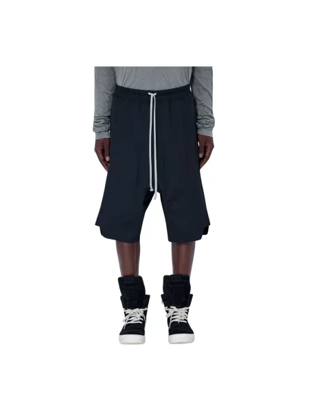 Szorty Rick Owens popelinowe czarne