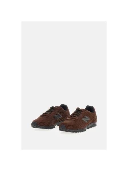 Sneakersy New Balance zamszowe brązowe