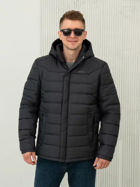 Пуховик City Fashion Classic графіт