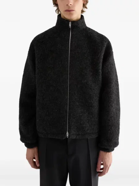 Pulover Jil Sander de lână gri