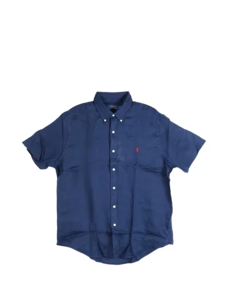 Cămașă Polo Ralph Lauren cu broderie albastru