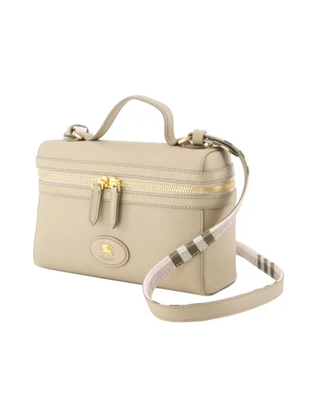 Torebka Burberry skórzana beżowa