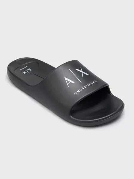 Шлепанцы Armani Exchange черные