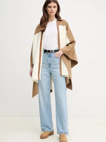 Вовняне пальто Mackage бежеве