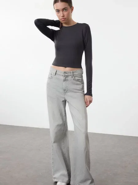 Bluza Trendyol siva
