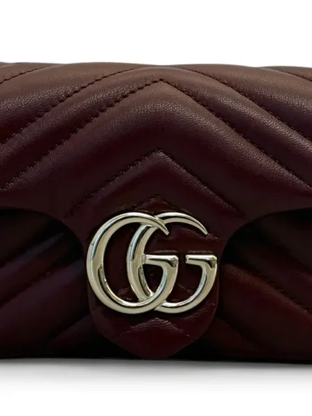 Τσάντα Gucci GG Marmont καφέ