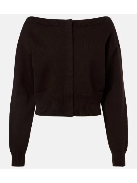 Cardigan Tom Ford din cașmir maro