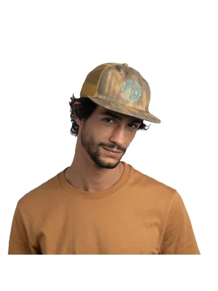 Czapka z daszkiem Buff Trucker jasnobrązowa ciemnobrązowa brązowa
