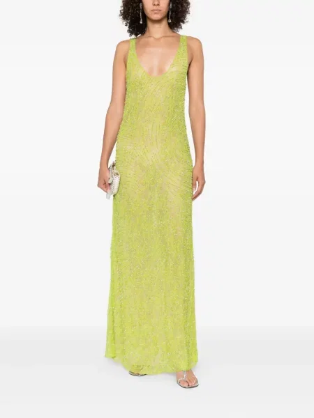 Rochie maxi Roberta Einer de costum verde