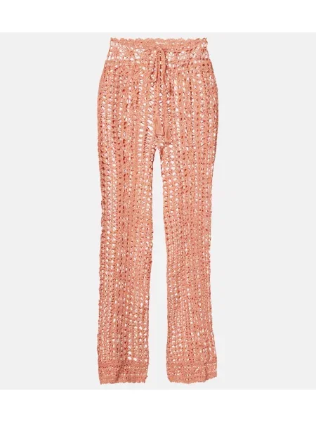 Hlače Anna Kosturova narančasta