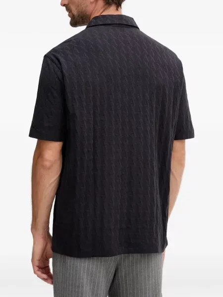 Tricou polo Armani Exchange albastru