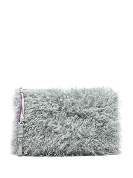 Geantă plic Twinset cu bretele gri