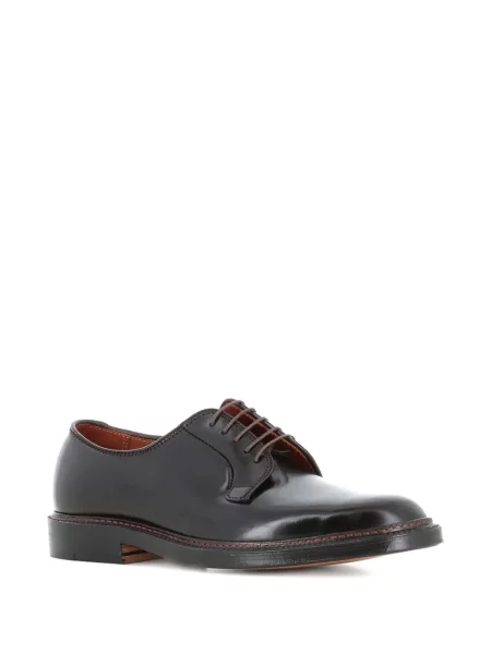 Pantofi derby Alden din piele roșu